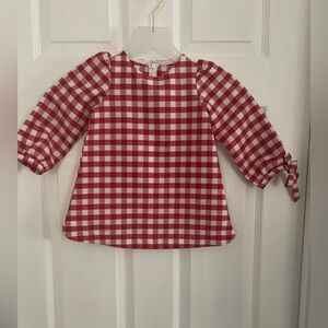 Bailey Boys Classics - Red and White Gingham Tunic Dress 2T. Holiday Pictures